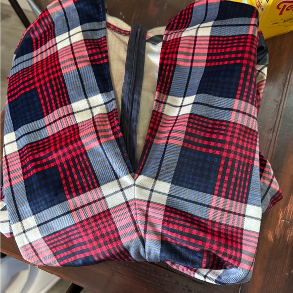 E shakti dress, red, white and blue, feel’s velvety fabric, great condition - Picture 4 of 6